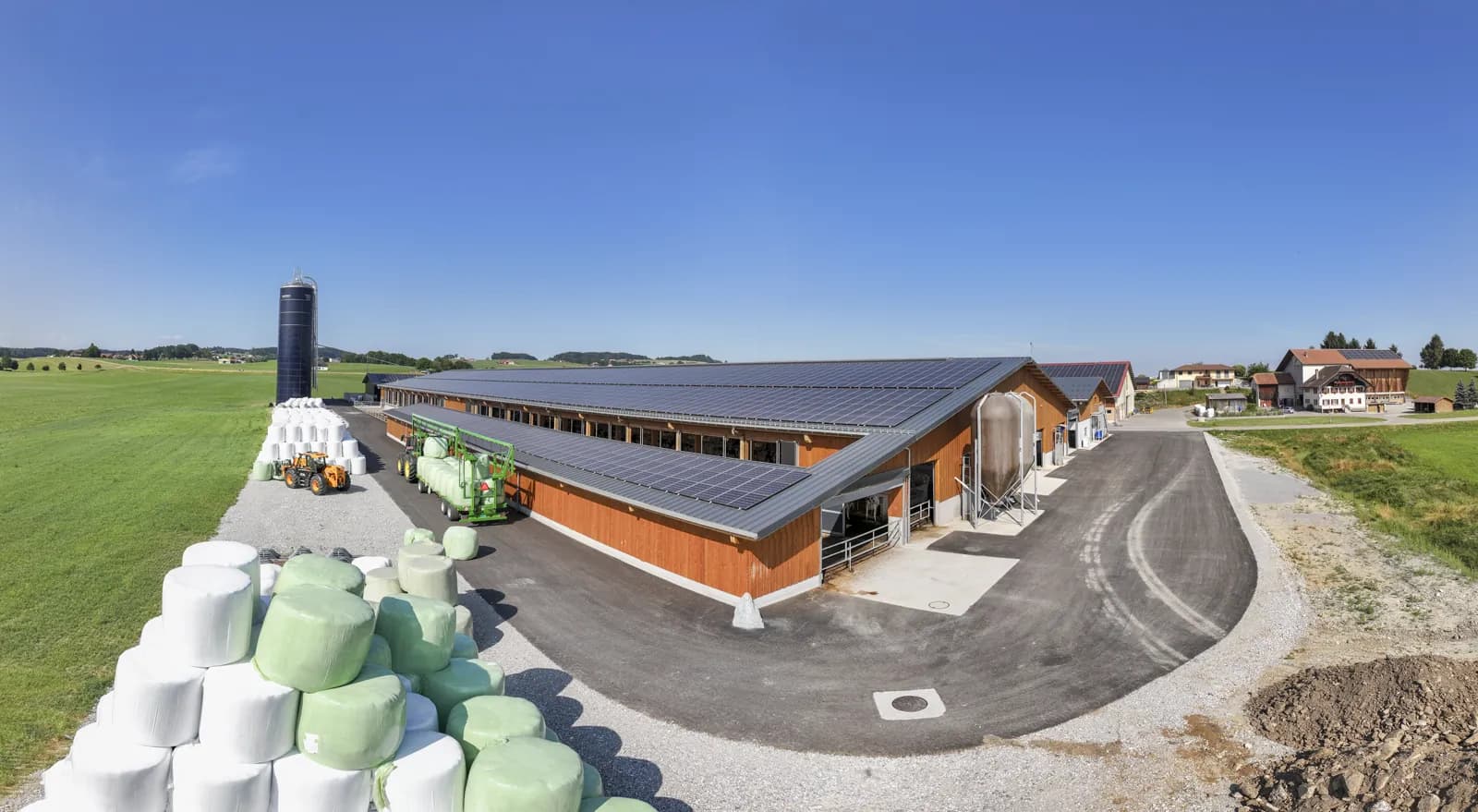 Bâtiments et parcelles de la ferme